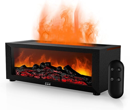 Aroma Diffuser with Fireplace Flame Effect